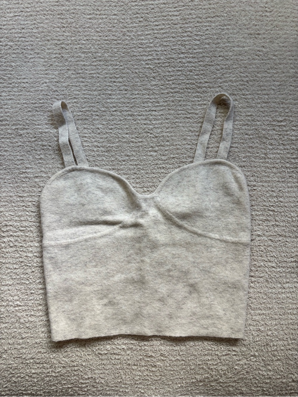 Aritzia Wilfred Cropped Knit Tank Top